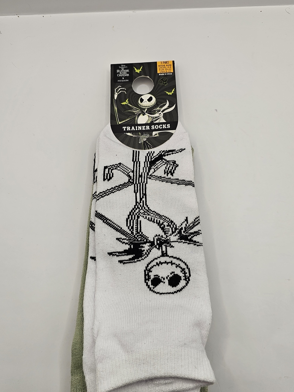 Disney Nightmare Before Christmas Jack & Sally Women’s Socks, 3 Pair Set